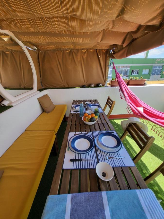 לאס פאלמס דה גראן קנאריה Apartamento Calandria Confital Para 8 Con Terraza Y Bbq Proxima Playa מראה חיצוני תמונה